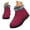 Red, variant on Women's Boots Winter Boots Fashionable Warm Lined Comfortable Flat Heel Outdoor Thermal Shoes For Cold Weather