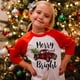 thumbnail image 5 of Camisetas de manga larga raglán para niños y niñas, unisex, con dibujos de ciervos, regalo para fiestas navideñas, 5 of 5