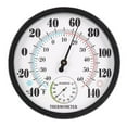 thumbnail image 1 of Indoor Outdoor Thermometer 10 Inch Outdoor Wall Hanging With Large White, 1 of 10
