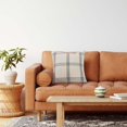 thumbnail image 4 of Creative Co-Op Square Plaid Cotton, Grey Pillow, 4 of 4