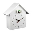 thumbnail image 1 of Large Cuckoo Clock cuckoo Clock White Birdhouse Minimalist Modern Desig, 1 of 2