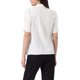 thumbnail image 3 of CAMISA DE BOTONES CORTA DE MANGA CORTA ELEGANTE PARA MUJERES INSPIRADA CHIC 2023, TOPS DE COLLAR CAMPAMENTO EXQUISITO, BLANCA M, 3 of 5