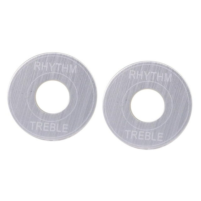 MERIGLARE 2x Interrupteur Plaque Rondelle Rythme Aigu pour Guitare Électrique LP