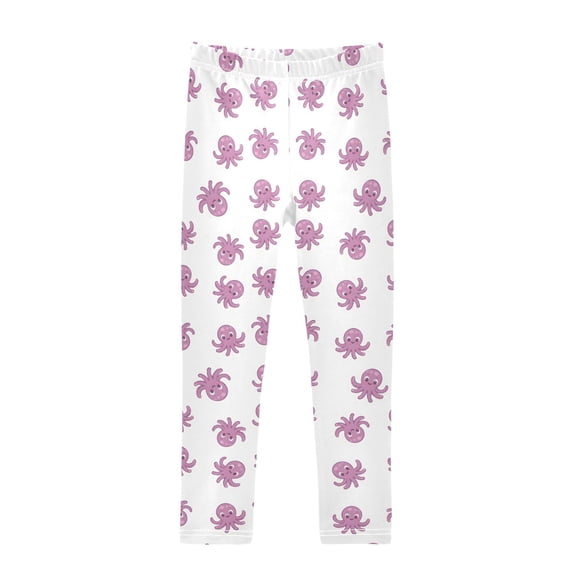joogoo Girls' Leggings Octopus Cute Yoga Pants 6T