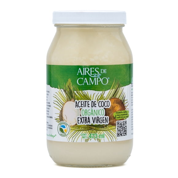 Aceite de coco Aires de Campo orgánico extra virgen 473 ml