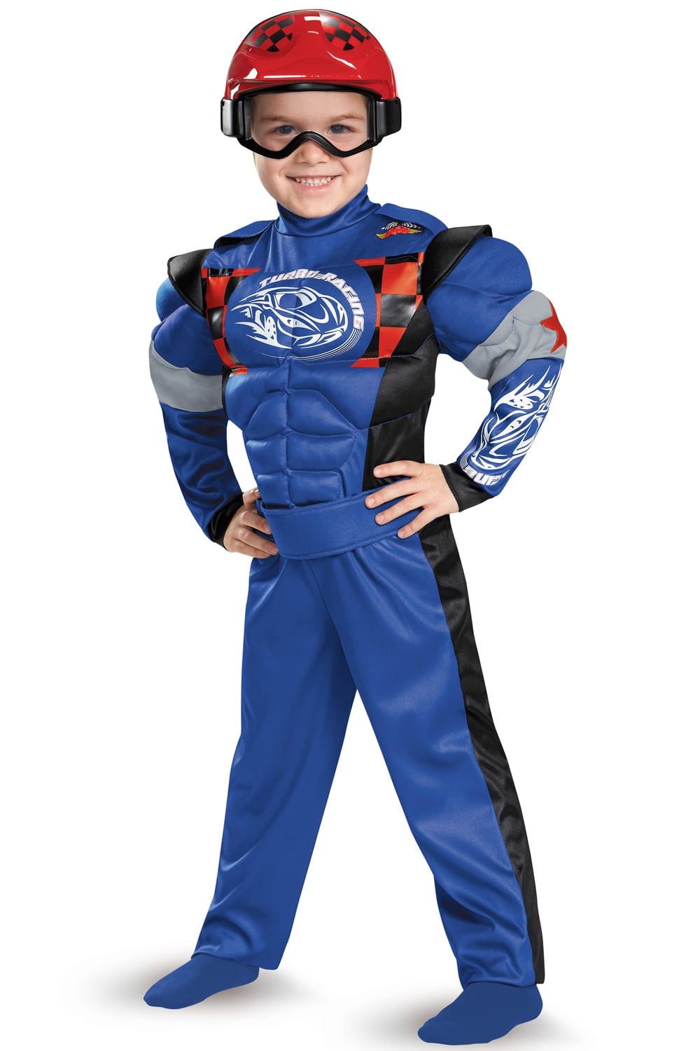 Race Car Driver Muscle Toddler Costume