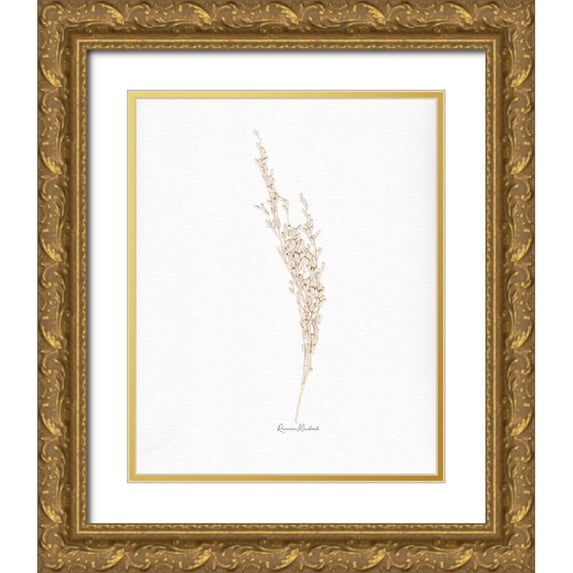 Murdock, Ramona 12x14 Gold Ornate Wood Framed with Double Matting Museum Art Print Titled - Weed Seed