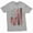 Grey, variant on Men'S Baseball Usa Flag T-Shirt Bat Flag Patriotic American Sports Shirt For Him