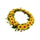 thumbnail image 5 of Corona decorativa de girasoles simulados para centros de mesa Longitud 129cm, 5 of 9