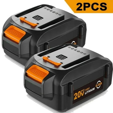 2Pack 8.0Ah 20V Replace Battery for Worx 20V Battery Compatible with Worx 20 Volt Lithium WA3520 WA3525 WG151s WG155s WG251s WG255s WG540s WG545s Cordless Power Tools Battery