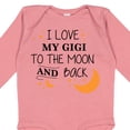 thumbnail image 4 of Inktastic I Love My Gigi to the Moon and Back Boys or Girls Long Sleeve Baby Bodysuit, 4 of 5