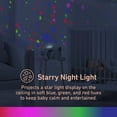 thumbnail image 6 of PureBaby Sound Sleepers Portable Sound Machine & Star Projector - Plush Sleep Aid for Baby and Toddlers with Soothing Night Light Display, 10 Lullabies, White Noise, and Heartbeat Sounds (Elephant), 6 of 8
