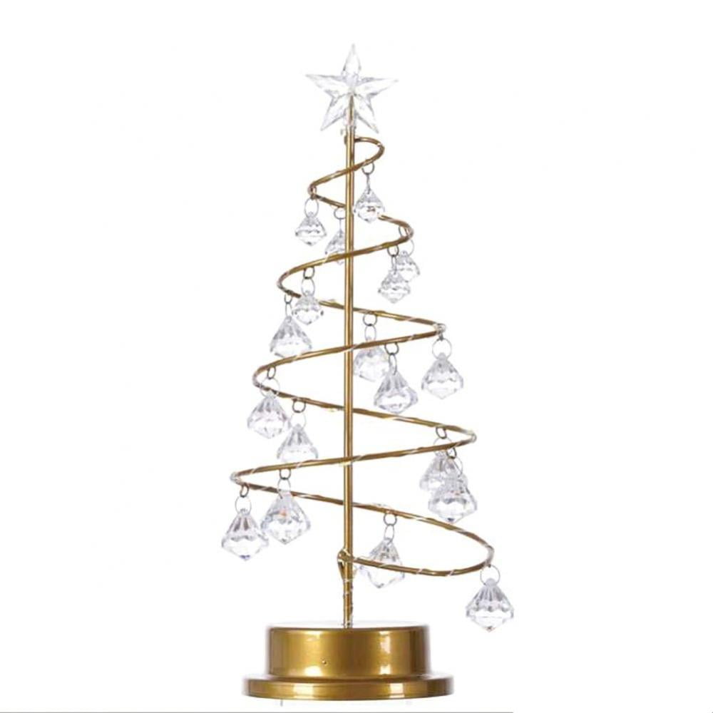 Crystal Christmas Tree Led Decoration Fairy Bedroom String Lights Gift New Year. 