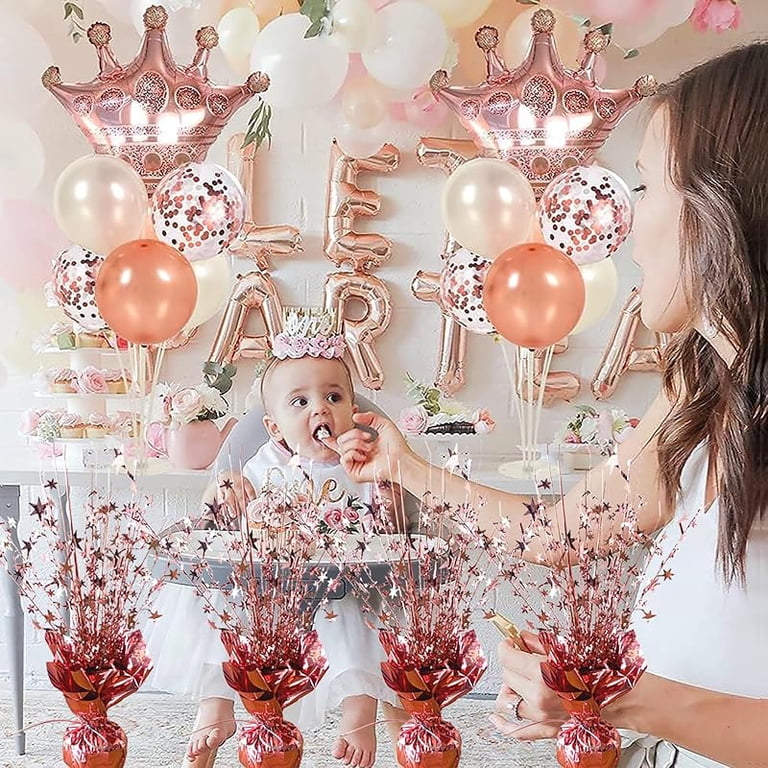 Crowye 3 Pieces Metallic Foil Spray Centerpiece Summer Crowye 3 Pieces Metallic Foil Spray Centerpiece Summer