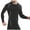Black, variant on Mens Compression Shirts Long Sleeve Seamless Crew Neck Breathable Sports Shirt Summer Training Athletic Workout Undershirt