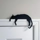 thumbnail image 3 of Adornos de Halloween, adorno de puerta de Halloween, adorno de puerta de gato adorable de metal, decoración de esquina de marco de puerta de gato, letreros y placas decorativas para puertas y ventanas, 3 of 7