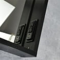 thumbnail image 4 of 24 in. W x 36 in. H Rectangular Silver Aluminum Mount Medicine Cabinet with Mirror and LED Light, 4 of 6