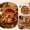 B, variant on Christmas Divided Wooden Food Tray,Wooden Charcuterie Board with Multiple Compartments,Holiday Serving Platter for Snack(Christmas Tree)