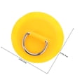 thumbnail image 2 of LOLIPPYY 2Pcs D-shaped Yellow PVC Kayak Buckles for Ocean Kayak Replacement Parts and Equipment, 2 of 7