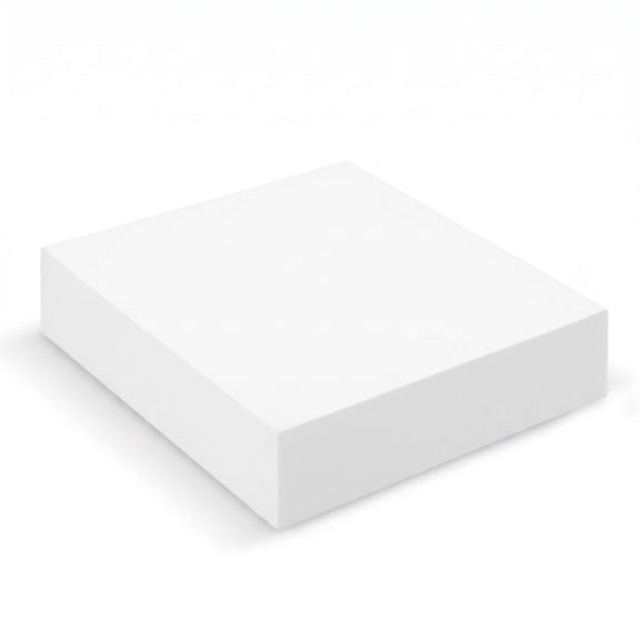 ROFIELTY High Density Foam Cushion Replacement 2x24x24 In Semi-Firm 35ILD, White,for Sofa Chair Seat Bench