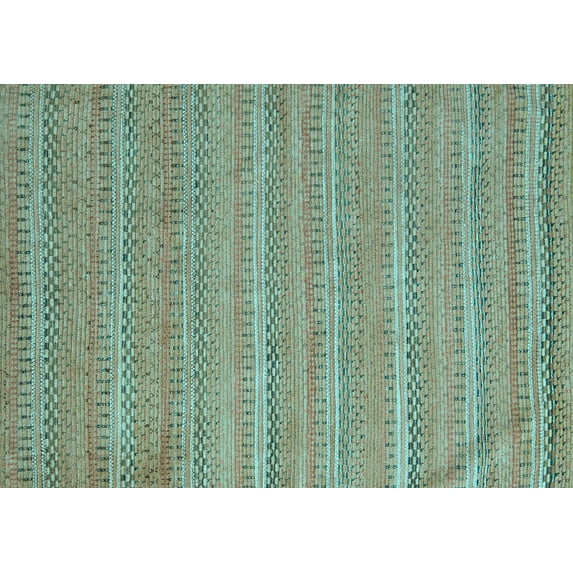 Ahgly Company Indoor Rectangle Southwestern Light Blue Country Area Rugs, 8' x 10'