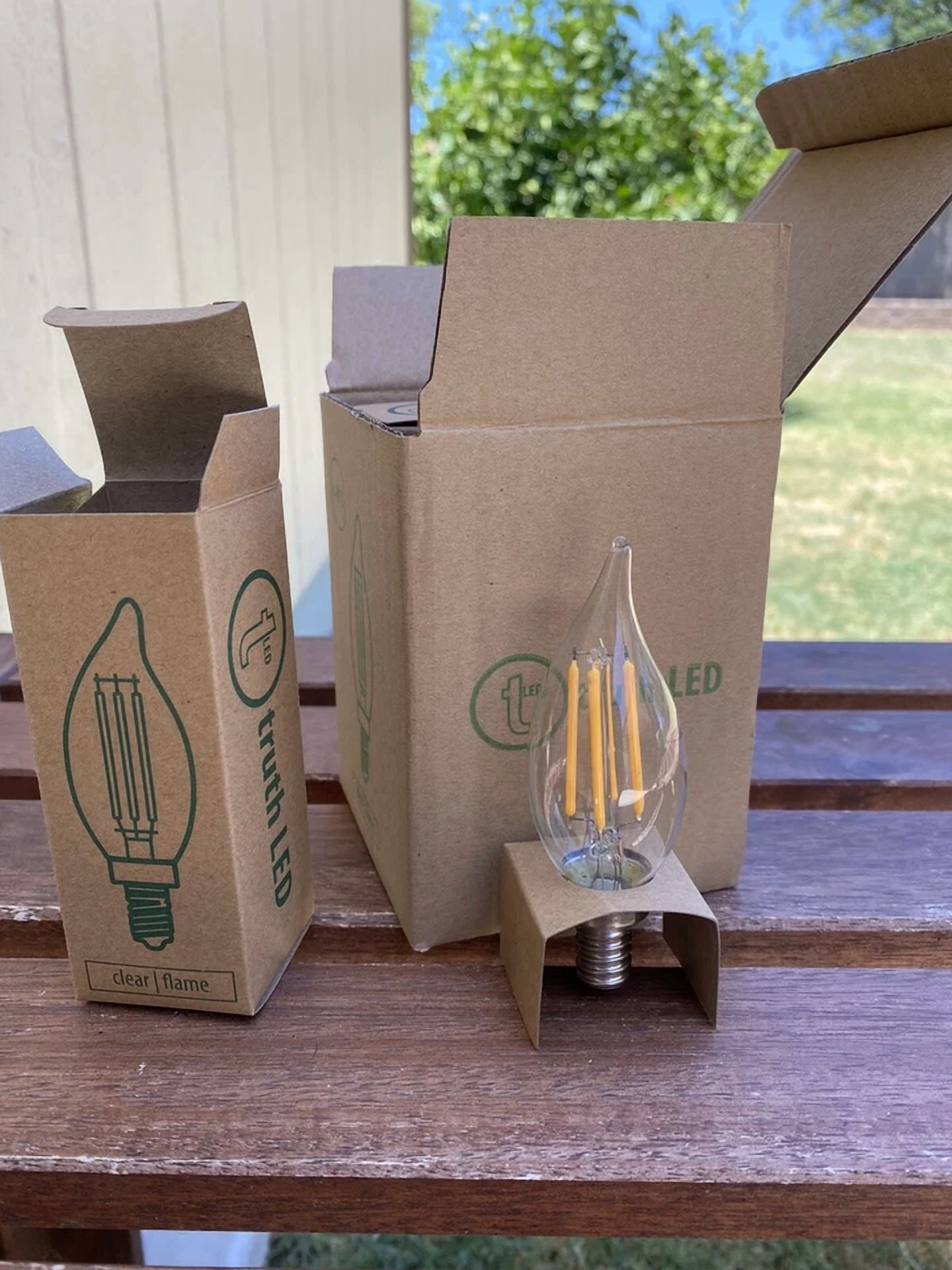 Led Candelabra Vintage Edison Candle Bulbs E12 Small Base 4 Pack Dimmable