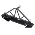 thumbnail image 3 of RC Crawler Car Bumper, Aluminium Alloy With LED Lights RC Car Rear Bumper, For RC Crawler Car RC Model Vehicle RC Model Car 1/10 RC Car, 3 of 8