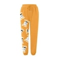 thumbnail image 4 of Women's Casual Halloween Sweatpants, Funny Ghost Print Joggers, Comfortable Elastic Waist Drawstring Pants, 4 of 4