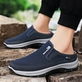thumbnail image 4 of EKVAHL Men's Slip On Backless Mule Walking Shoes, Arch Support Lightweight Breathable Sneakers, Non-Slip Cushioned Outdoor Slide Shoes, 4 of 4