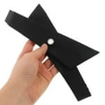 thumbnail image 3 of Lazos preatados para uniforme escolar para niñas, pajarita cruzada para niñas, corbata azul marino ajustable para blusas, accesorio de cosplay, 3 of 8