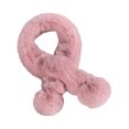 thumbnail image 1 of EeaseMX 1 bufanda de felpa sencilla navideña para niños, cálida y cálida para el cuello con lazo cruzado., 1 of 7