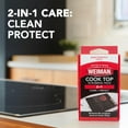 thumbnail image 3 of Ceramic and Glass Cooktop Cleaner - Heavy Duty Cleaner and Polish (10 Ounce Bottle and 3 Scrubbing Pads), 3 of 4