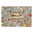 thumbnail image 7 of Coffee Farmhouse Tea Placemats 12x18 Inches Set Of 4 Durable Placemats for Indoor Kitchen Dining Simple Fashion Table Placemats, 7 of 7
