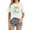 White, variant on 2023 Cruise Squad Vacation Beach Matching Group Vibrant Graphic Tees for Women in Short Sleeve Style