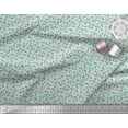 thumbnail image 2 of Soimoi Toile de Voile de Coton Ver de Terre, de Fruits et d'Insectes 1 Yard 42 Inch Wide, 2 of 3