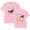 Pink, variant on MJ Lenderman and The Wind 2025 Tour Tshirt Hip Hop Short Sleeve Fashion Tee Shirt
