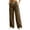 Brown, variant on FAIWAD Women's Plus Size Corduroy Pants High Waisted Straight Leg Athletic Cargo Pant with Pockets