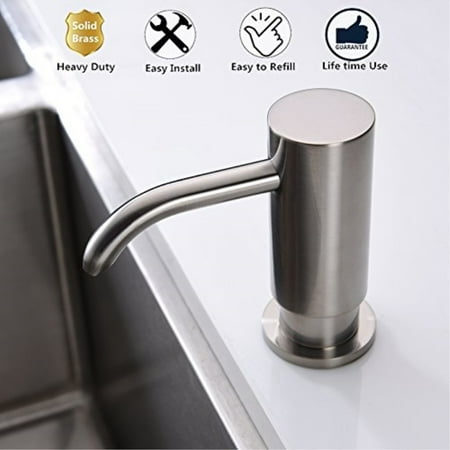 Lazada Brass Kitchen Sink Countertop Soap Dispenser Built In Hand