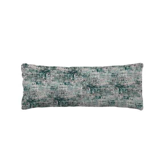 Teal Grey Abstract Body Pillow Cover 20 x 60 Inch Decorative Pillow Cover Modern Graffiti Distressed Mottled Art Lumbar Pillowcase Seasonal Rectangle Cushion Case for Couch Sofa Bed Living Room