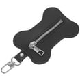 thumbnail image 4 of ULTNICE Portable Dog Poop Bag Dispenser with Hanging Hook for Easy Storage Use Black PU Compact Size, 4 of 8