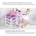 thumbnail image 6 of ABCISI Kawaii Desk Organizer, Kawaii Room Accessories Room Decor with Pink Bowknot , Lovely Girls Receiving Storage Cabinets Box, Room Desktop Makeup Organizer With Four-tier Desk (4 Layers), 6 of 9