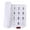 White, variant on NEXAVKPR Big Button Landline Phone Desktop Telephone Loud Ringtone Fixed Home Phone for Elderly and Visually Impaired PK3000