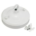 thumbnail image 1 of Ceiling Rose Hook Plate Home Decor Lamp Decoration Plate Holder Light Bulb Mount white, 1 of 7