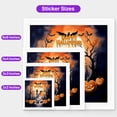 thumbnail image 5 of Mummy Boston Terrier Happy Halloween with Pumpkins Bats Spooky Fun Vinyl Sticker Gentleman Dog Lover Gifts Waterproof Decal Art Decor - 00019, 5 of 5