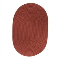 Rhody Rug S033R048X072 Solid 4x6 Rug Terra Cotta