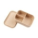 thumbnail image 1 of Lonchera con tapa, reutilizable, rectangular, portátil, bento Beige, 1 of 9
