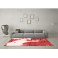 thumbnail image 3 of Ahgly Company Indoor Square Oriental Red Modern Area Rugs, 7' Square, 3 of 4