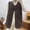 Coffee, variant on Lilgiuy Women Pocket Vest Coat Jacket Winter Sleeveless Fleece Button Solid Outerwear