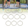 thumbnail image 2 of BAOSITY 10Pcs Trampoline Elastic Rope Bungee Cord Highly Elastic Lightweight 8mm Trampoline Accessories for Fitness Trampoline Canopy White, 2 of 8