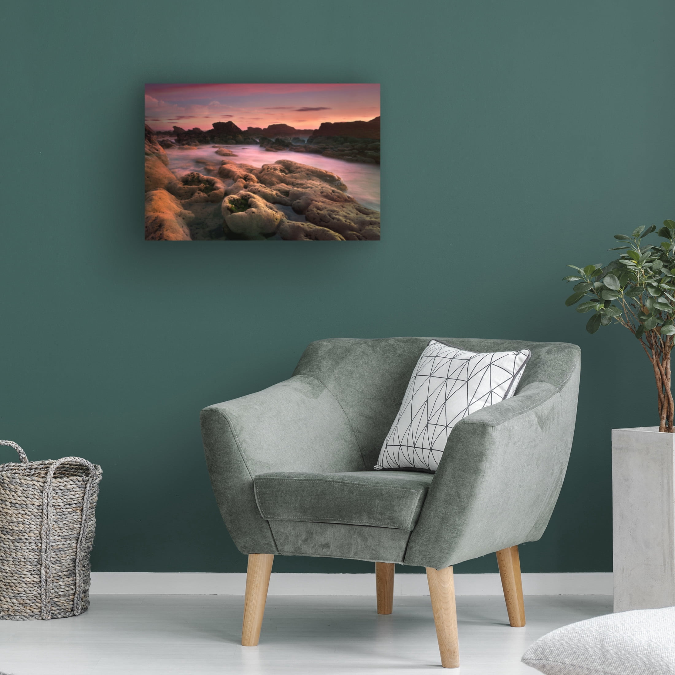 Canvas Wall Art - Paulo Penicheiro 'The Other Side' Wall Art for Living Room, Bedroom, or Office Décor by Trademark Fine Art - 47 x 30 Inches